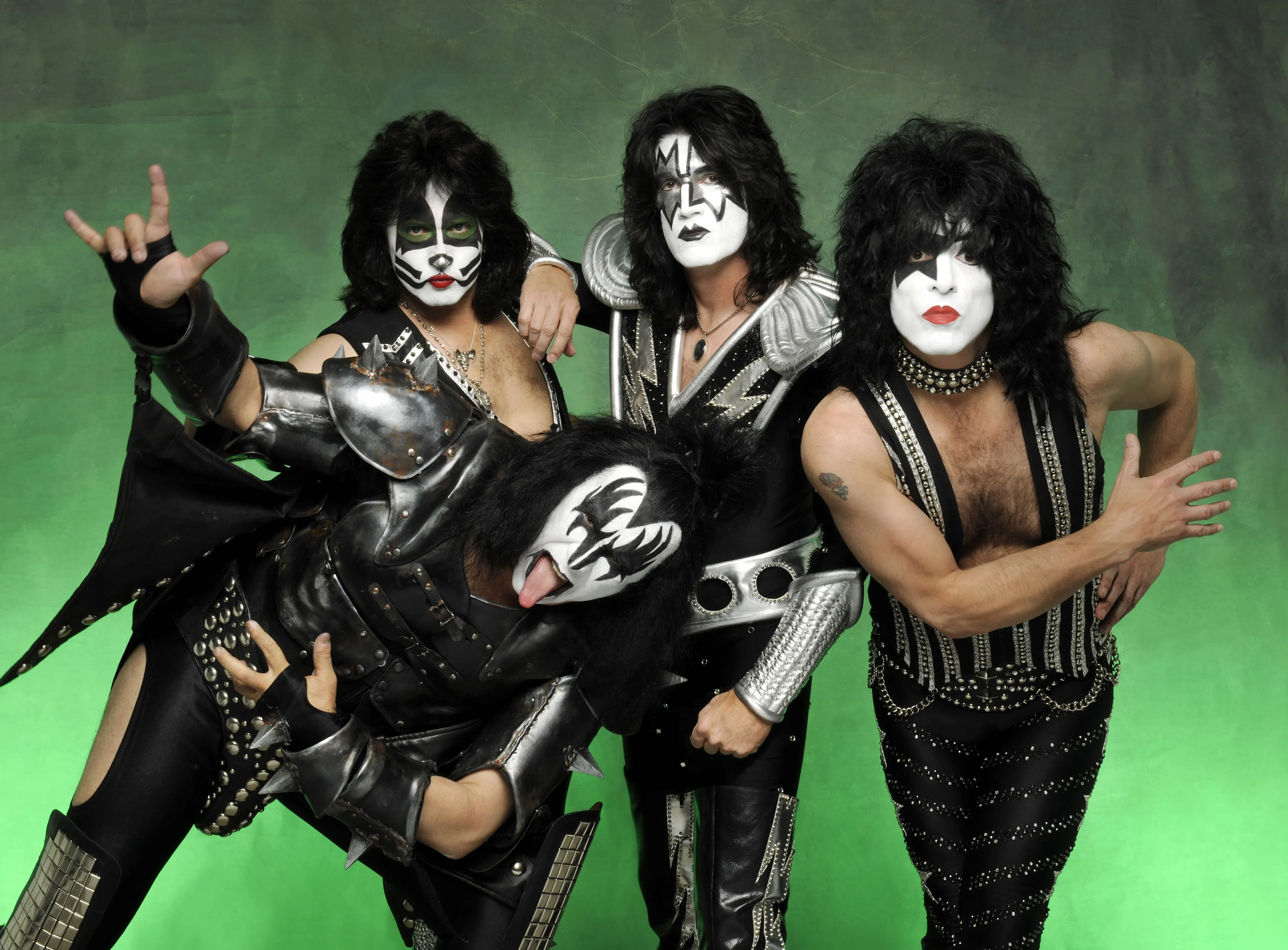 Kiss band in full costume and makeup